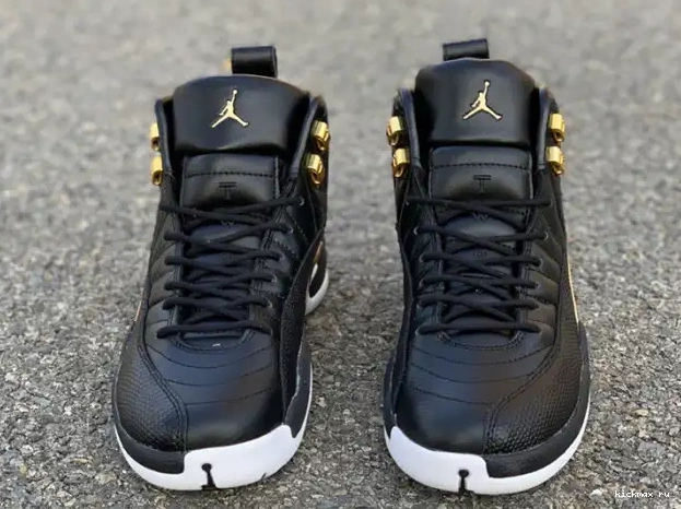 Rep MAX Air Gold-White Metallic AO6068-007 12 Jordan Black 'Reptile' Retro 0328